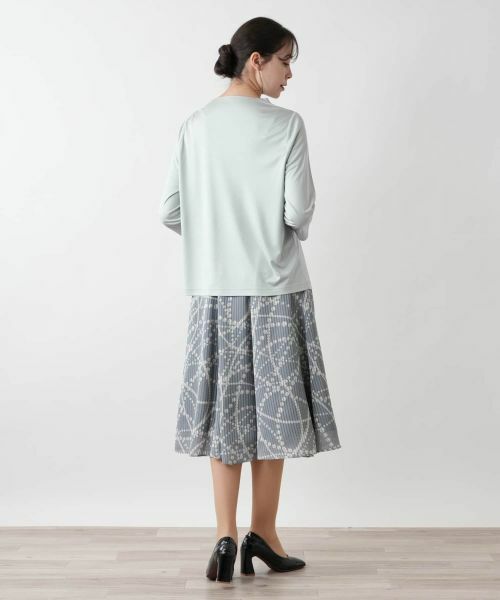 Leilian PLUS HOUSE / レリアンプラスハウス カットソー | 【店舗人気】ドレープネックカットソー | 詳細3