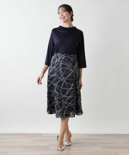 Leilian PLUS HOUSE / レリアンプラスハウス カットソー | 【店舗人気】ドレープネックカットソー | 詳細4