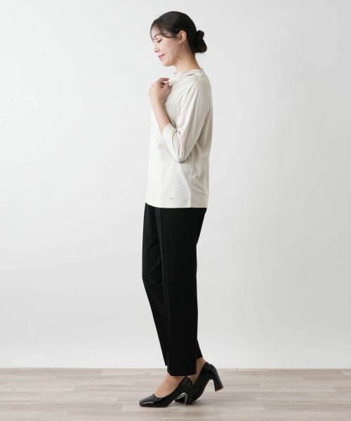 Leilian PLUS HOUSE / レリアンプラスハウス カットソー | 【店舗人気】ドレープネックカットソー | 詳細8