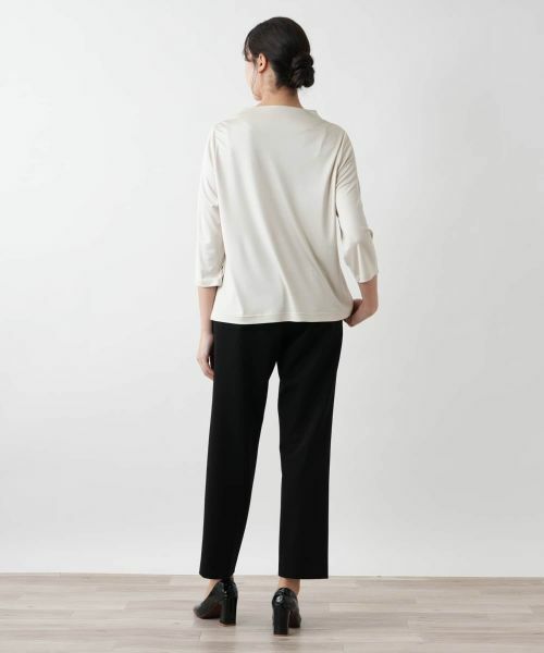 Leilian PLUS HOUSE / レリアンプラスハウス カットソー | 【店舗人気】ドレープネックカットソー | 詳細9