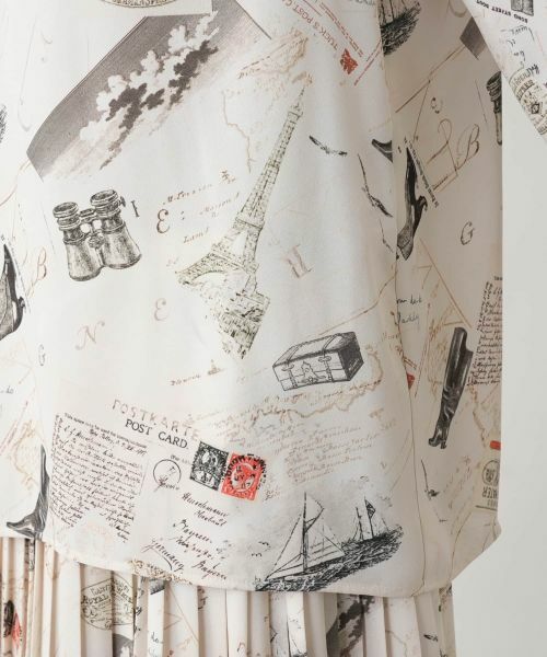 Leilian PLUS HOUSE / レリアンプラスハウス シャツ・ブラウス | 【店舗人気】プリントボウタイブラウス【Leilian WHITE LABEL】 | 詳細13