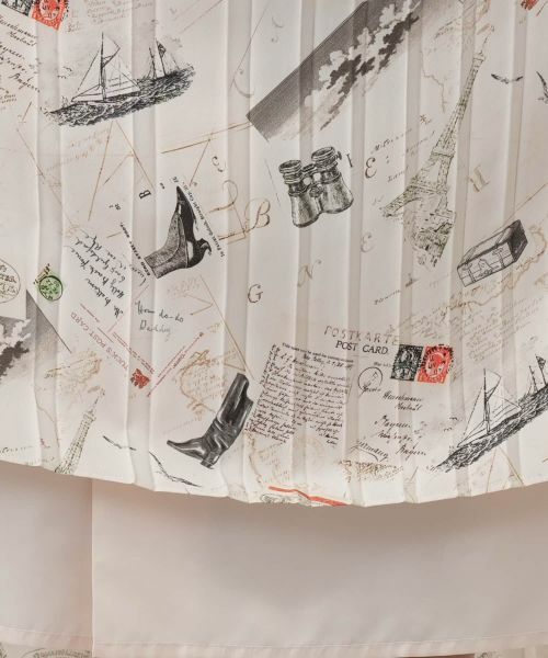 Leilian PLUS HOUSE / レリアンプラスハウス ロング・マキシ丈スカート | 【店舗人気】プリントプリーツスカート【Leilian WHITE LABEL】 | 詳細10