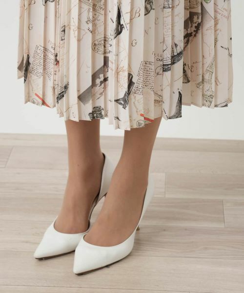 Leilian PLUS HOUSE / レリアンプラスハウス ロング・マキシ丈スカート | 【店舗人気】プリントプリーツスカート【Leilian WHITE LABEL】 | 詳細8