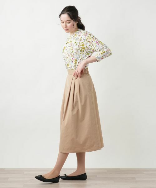 Leilian PLUS HOUSE / レリアンプラスハウス ミニ・ひざ丈スカート | フレアスカート【Leilian WHITE LABEL】 | 詳細5