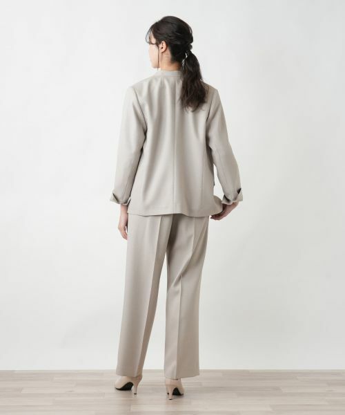 美品■ROCHAS/レリアン◆13+■セットアップパンツスーツ■グレー■ 美品□ROCHAS/レリアン◇13+□セットアップパンツスーツ□グレー□