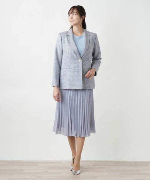 Leilian PLUS HOUSE / レリアンプラスハウス テーラードジャケット | 【店舗人気】ツイードジャケット【Leilian WHITE LABEL】 | 詳細1