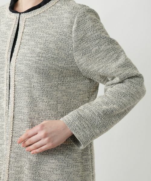 Leilian PLUS HOUSE / レリアンプラスハウス テーラードジャケット | 【店舗人気】ツイードニットジャケット【セレモニー】【Leilian WHITE LABEL】 | 詳細10