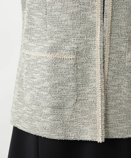 Leilian PLUS HOUSE / レリアンプラスハウス テーラードジャケット | 【店舗人気】ツイードニットジャケット【セレモニー】【Leilian WHITE LABEL】 | 詳細12