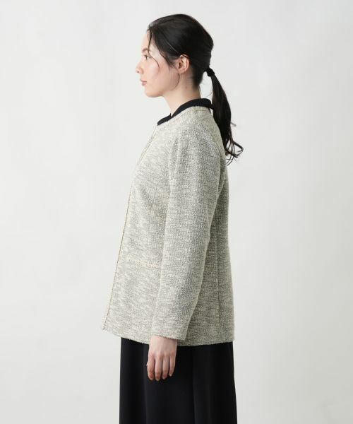Leilian PLUS HOUSE / レリアンプラスハウス テーラードジャケット | 【店舗人気】ツイードニットジャケット【セレモニー】【Leilian WHITE LABEL】 | 詳細5