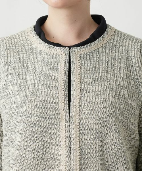 Leilian PLUS HOUSE / レリアンプラスハウス テーラードジャケット | 【店舗人気】ツイードニットジャケット【セレモニー】【Leilian WHITE LABEL】 | 詳細7