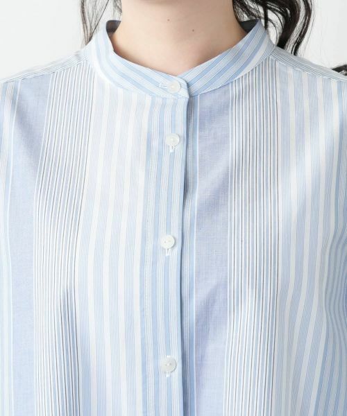 Leilian PLUS HOUSE / レリアンプラスハウス シャツ・ブラウス | 【店舗人気】バンドカラーブラウス【Leilian WHITE LABEL】 | 詳細10