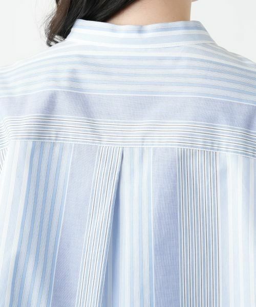 Leilian PLUS HOUSE / レリアンプラスハウス シャツ・ブラウス | 【店舗人気】バンドカラーブラウス【Leilian WHITE LABEL】 | 詳細11