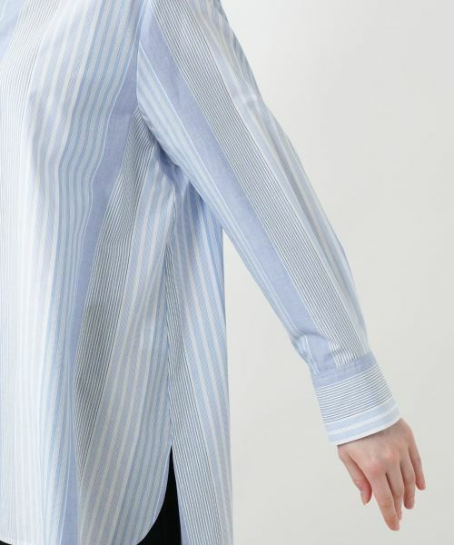 Leilian PLUS HOUSE / レリアンプラスハウス シャツ・ブラウス | 【店舗人気】バンドカラーブラウス【Leilian WHITE LABEL】 | 詳細12