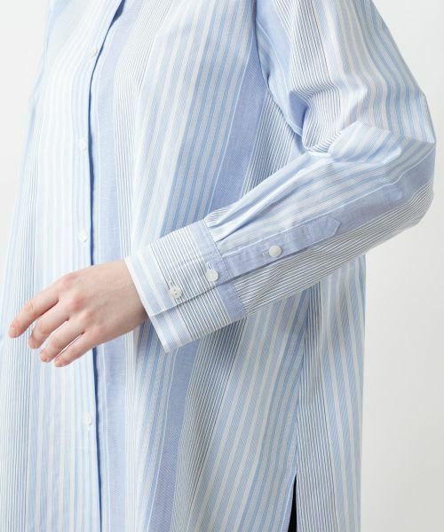 Leilian PLUS HOUSE / レリアンプラスハウス シャツ・ブラウス | 【店舗人気】バンドカラーブラウス【Leilian WHITE LABEL】 | 詳細13