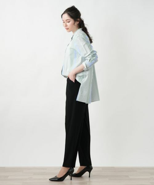 Leilian PLUS HOUSE / レリアンプラスハウス シャツ・ブラウス | 【店舗人気】バンドカラーブラウス【Leilian WHITE LABEL】 | 詳細2