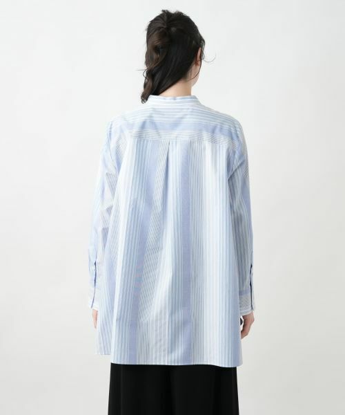 Leilian PLUS HOUSE / レリアンプラスハウス シャツ・ブラウス | 【店舗人気】バンドカラーブラウス【Leilian WHITE LABEL】 | 詳細9