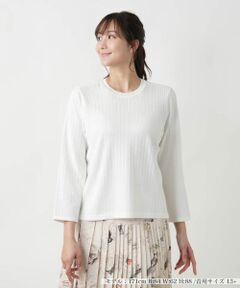 Leilian PLUS HOUSE / レリアンプラスハウス ニット・セーター | 【店舗人気】クルーネックニット【Leilian WHITE LABEL】