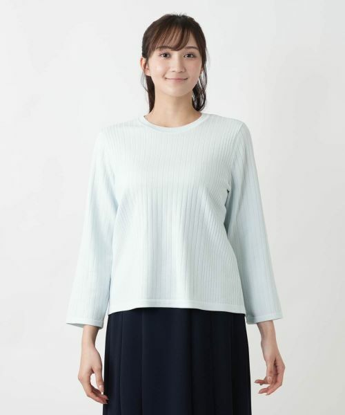 Leilian PLUS HOUSE / レリアンプラスハウス ニット・セーター | 【店舗人気】クルーネックニット【Leilian WHITE LABEL】 | 詳細11