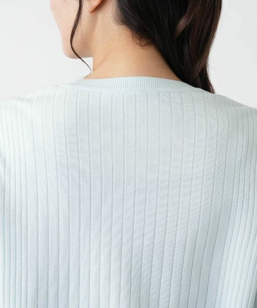 Leilian PLUS HOUSE / レリアンプラスハウス ニット・セーター | 【店舗人気】クルーネックニット【Leilian WHITE LABEL】 | 詳細15