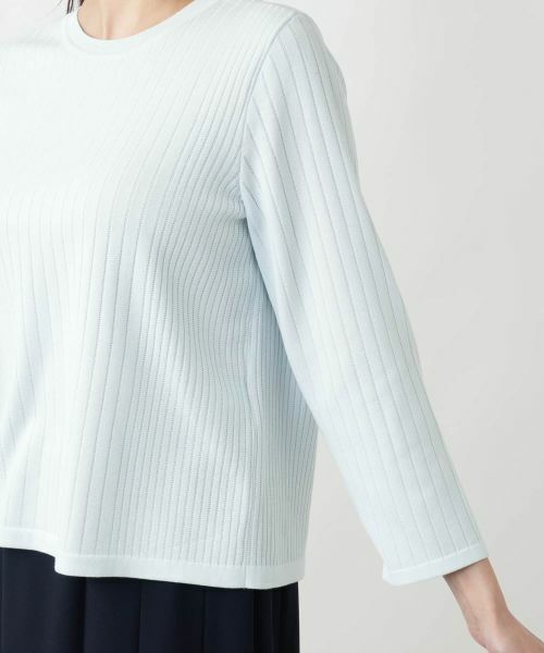 Leilian PLUS HOUSE / レリアンプラスハウス ニット・セーター | 【店舗人気】クルーネックニット【Leilian WHITE LABEL】 | 詳細16