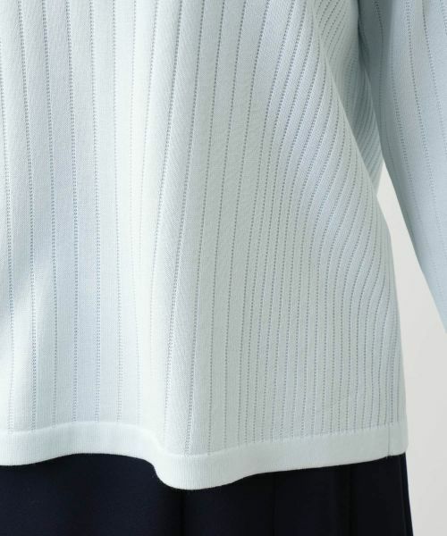 Leilian PLUS HOUSE / レリアンプラスハウス ニット・セーター | 【店舗人気】クルーネックニット【Leilian WHITE LABEL】 | 詳細17