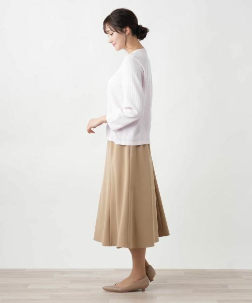 Leilian PLUS HOUSE / レリアンプラスハウス ニット・セーター | 【店舗人気】クルーネックニット【Leilian WHITE LABEL】 | 詳細6