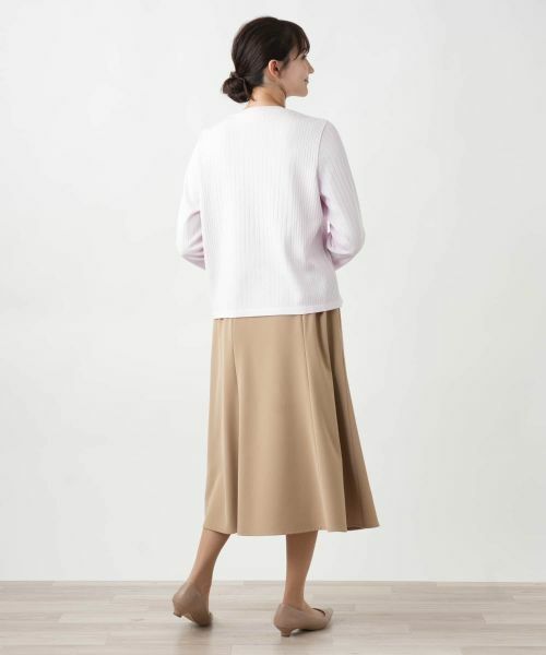 Leilian PLUS HOUSE / レリアンプラスハウス ニット・セーター | 【店舗人気】クルーネックニット【Leilian WHITE LABEL】 | 詳細7