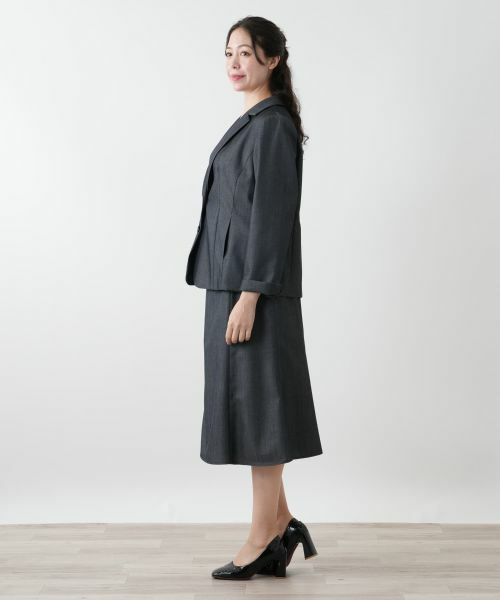 Leilian PLUS HOUSE / レリアンプラスハウス テーラードジャケット | 【店舗人気】ノッチドラペルブレザー【Leilian WHITE LABEL】 | 詳細2