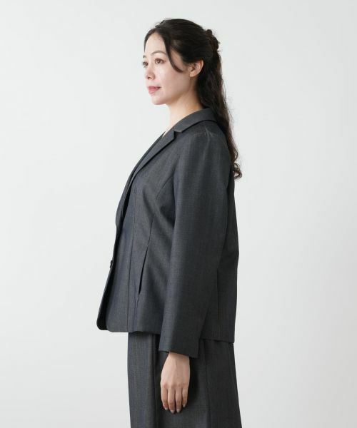 Leilian PLUS HOUSE / レリアンプラスハウス テーラードジャケット | 【店舗人気】ノッチドラペルブレザー【Leilian WHITE LABEL】 | 詳細5