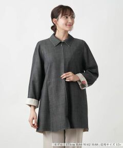 Leilian PLUS HOUSE / レリアンプラスハウス その他アウター | 【店舗人気】ステンカラーショートコート【Leilian WHITE LABEL】