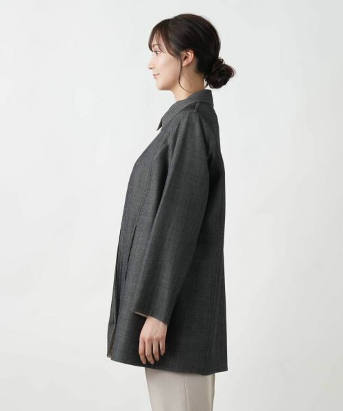 Leilian PLUS HOUSE / レリアンプラスハウス その他アウター | 【店舗人気】ステンカラーショートコート【Leilian WHITE LABEL】 | 詳細5