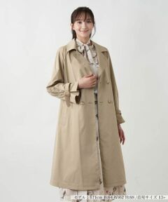 Leilian PLUS HOUSE / レリアンプラスハウス その他アウター | 【店舗人気】オープンカラートレンチコート【セレモニー】【Leilian WHITE LABEL】