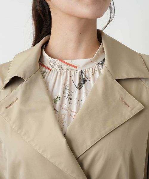 Leilian PLUS HOUSE / レリアンプラスハウス その他アウター | 【店舗人気】オープンカラートレンチコート【セレモニー】【Leilian WHITE LABEL】 | 詳細11