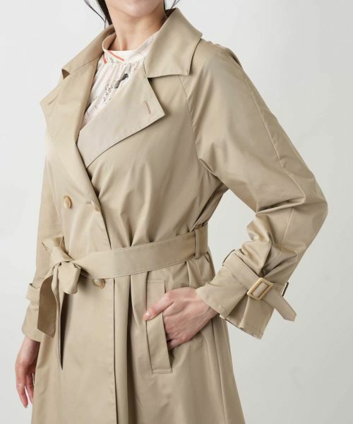 Leilian PLUS HOUSE / レリアンプラスハウス その他アウター | 【店舗人気】オープンカラートレンチコート【セレモニー】【Leilian WHITE LABEL】 | 詳細13