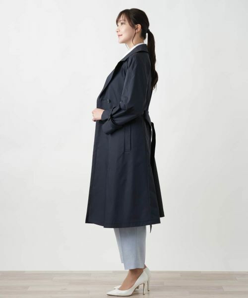 Leilian PLUS HOUSE / レリアンプラスハウス その他アウター | 【店舗人気】オープンカラートレンチコート【セレモニー】【Leilian WHITE LABEL】 | 詳細2