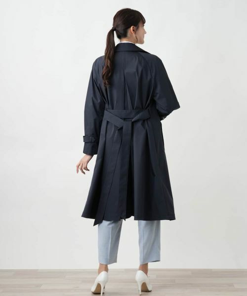 Leilian PLUS HOUSE / レリアンプラスハウス その他アウター | 【店舗人気】オープンカラートレンチコート【セレモニー】【Leilian WHITE LABEL】 | 詳細3