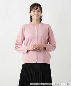 Leilian PLUS HOUSE / レリアンプラスハウス カーディガン・ボレロ | 【店舗人気】クルーネックカーディガン