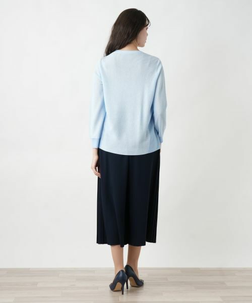 Leilian PLUS HOUSE / レリアンプラスハウス ニット・セーター | 【店舗人気】洗えるニット | 詳細3