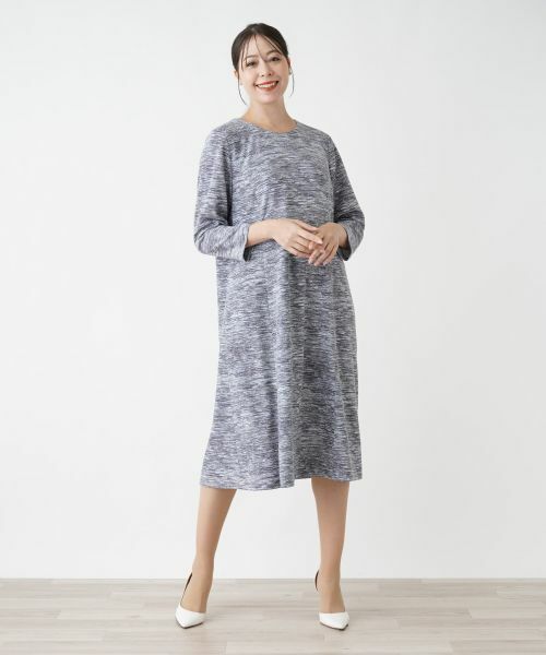 Leilian PLUS HOUSE / レリアンプラスハウス ドレス | 【店舗人気】フレアワンピース【Leilian WHITE LABEL】 | 詳細1