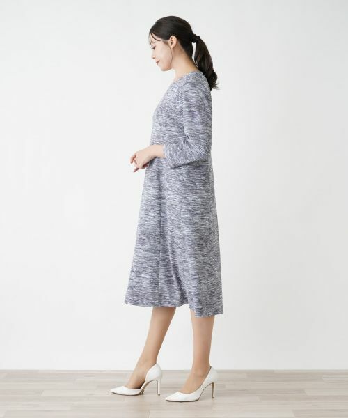 Leilian PLUS HOUSE / レリアンプラスハウス ドレス | 【店舗人気】フレアワンピース【Leilian WHITE LABEL】 | 詳細2