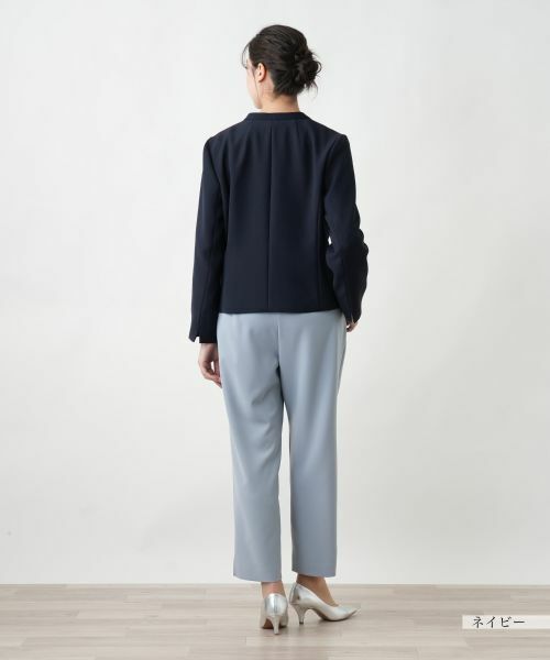 Leilian PLUS HOUSE / レリアンプラスハウス テーラードジャケット | 【店舗人気】ノーカラージャケット【Leilian WHITE LABEL】 | 詳細6