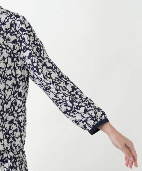 Leilian PLUS HOUSE / レリアンプラスハウス シャツ・ブラウス | 【店舗人気】フラワー柄リボンブラウス【Leilian WHITE LABEL】 | 詳細12