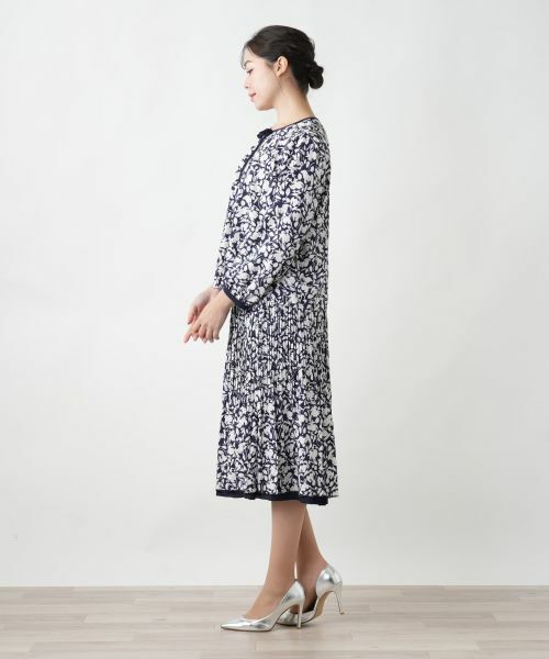 Leilian PLUS HOUSE / レリアンプラスハウス シャツ・ブラウス | 【店舗人気】フラワー柄リボンブラウス【Leilian WHITE LABEL】 | 詳細5