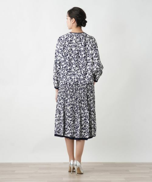 Leilian PLUS HOUSE / レリアンプラスハウス シャツ・ブラウス | 【店舗人気】フラワー柄リボンブラウス【Leilian WHITE LABEL】 | 詳細6