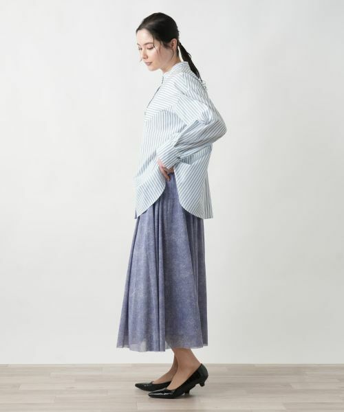 Leilian PLUS HOUSE / レリアンプラスハウス ミニ・ひざ丈スカート | 【店舗人気】フレアスカート【Leilian WHITE LABEL】 | 詳細2