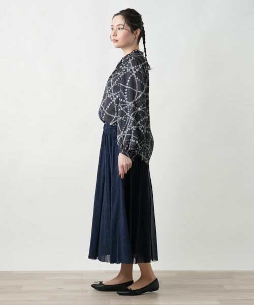 Leilian PLUS HOUSE / レリアンプラスハウス ミニ・ひざ丈スカート | 【店舗人気】フレアスカート【Leilian WHITE LABEL】 | 詳細5