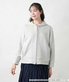 Leilian PLUS HOUSE / レリアンプラスハウス スウェット | 【店舗人気】ラメジップパーカ【Leilian WHITE LABEL】