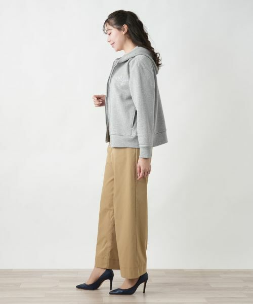 Leilian PLUS HOUSE / レリアンプラスハウス スウェット | 【店舗人気】ラメジップパーカ【Leilian WHITE LABEL】 | 詳細2