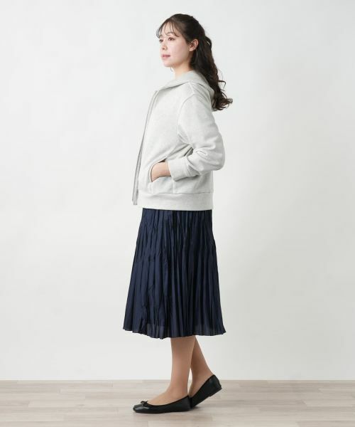 Leilian PLUS HOUSE / レリアンプラスハウス スウェット | 【店舗人気】ラメジップパーカ【Leilian WHITE LABEL】 | 詳細5