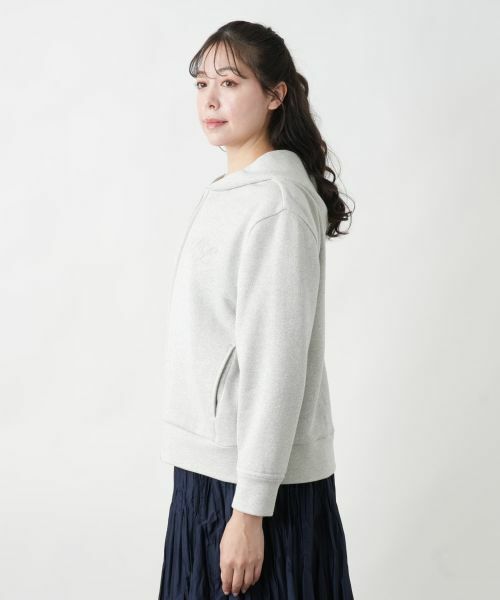 Leilian PLUS HOUSE / レリアンプラスハウス スウェット | 【店舗人気】ラメジップパーカ【Leilian WHITE LABEL】 | 詳細8